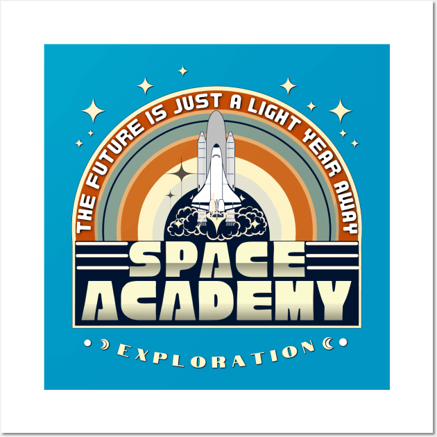 Space Academy - the Future is Just a Light Year Away II (exploration) Wall Art by Invad3rDiz